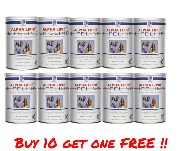 Alpha Lipid Lifeline Colostrum Drink - BUY 10 GET 1 FREE